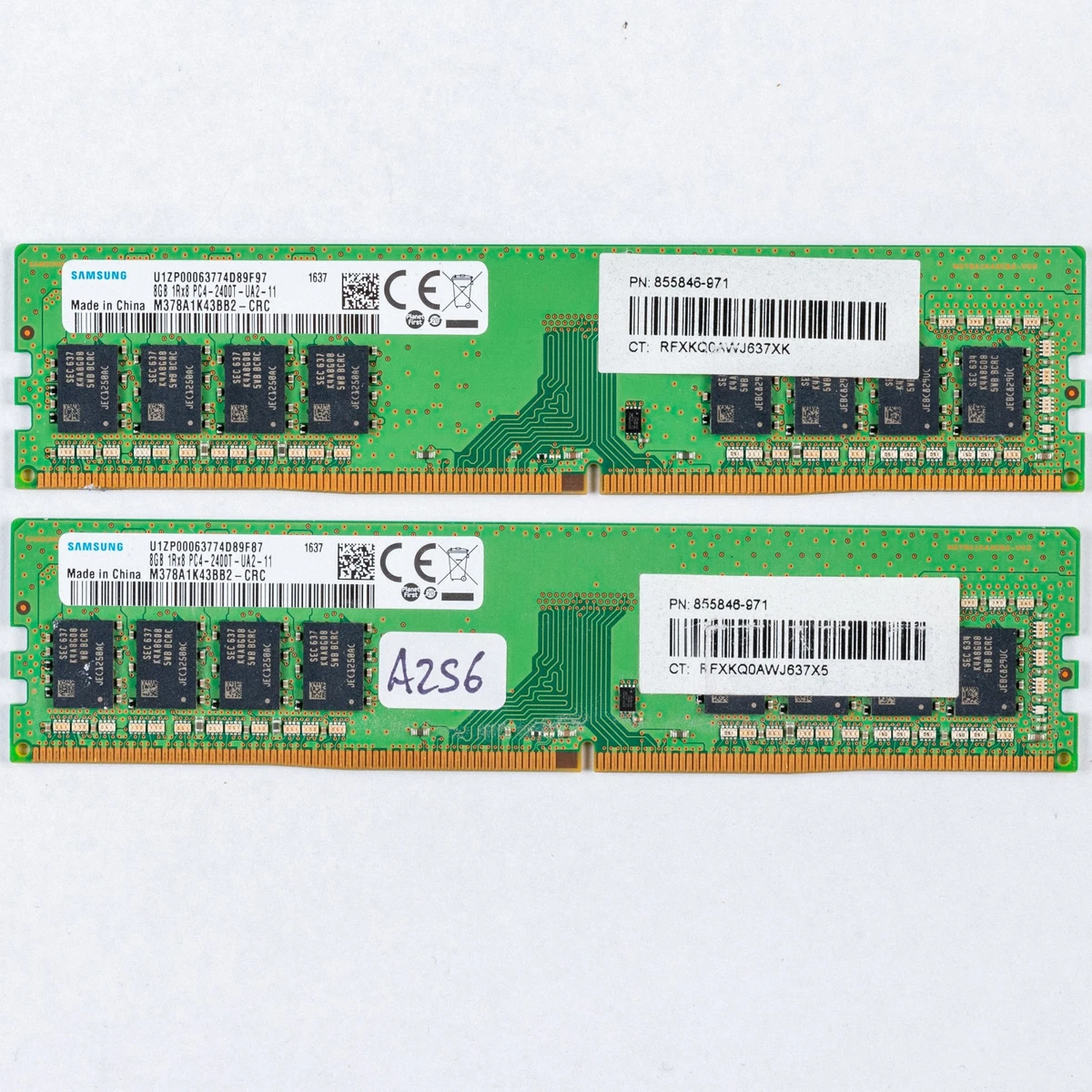 Samsung DDR4 SDRAM 8 GB Capacity per Module DIMM Computer Memory