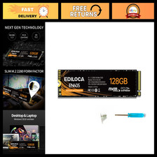 128GB M.2 NVMe PCIe Gen3 x4 SSD Internal Hard Drive, 1130/400 MB/s, Laptop/PC Co
