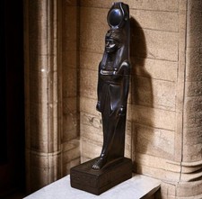 Ancient Antiquities Statue Of Goddess Isis Large Heavy Stone Egyptian Pharaonic
