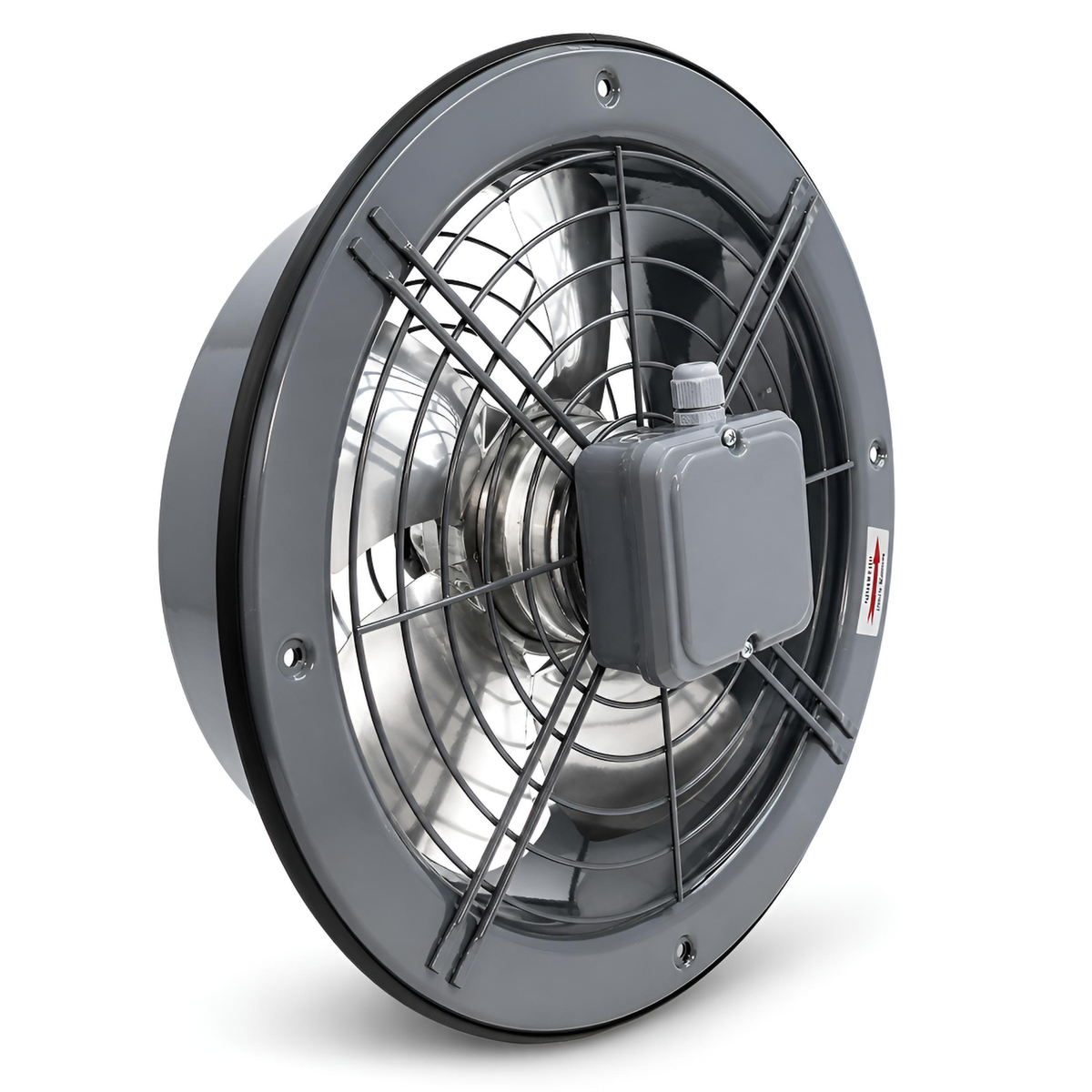 Axial Ventilator Lüfter mit Klappe Wand Fensterlüfter Absaugung ø250mm Axial Ventilator Lüfter mit Klappe Wand Fensterlüfter Absaugung ø250mm