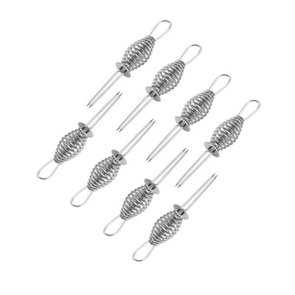 TrendLine Maiskolbenhalter Edelstahl 9,5 X 2 Cm 8 StüCk Grillbesteck-image