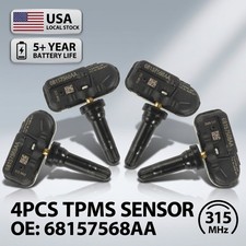 4pcs 315mhz Tpms Sensor For Chrysler Dodge Jeep Ram Oe Part 68157568aa 4pcs 315mhz Tpms Sensor For Chrysler Dodge Jeep Ram Oe Part 68157568aa