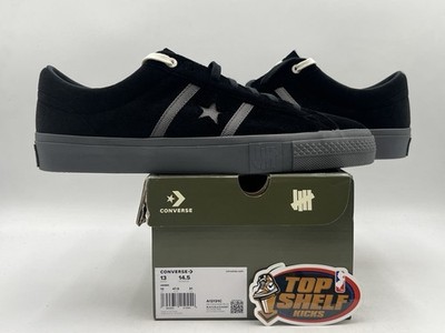 DS New Converse One Star Academy Pro Undefeated Black 2024 Size 13 Authentic Low