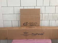Children  s Factory Play Panel with Cantilever Feet New Still in Box