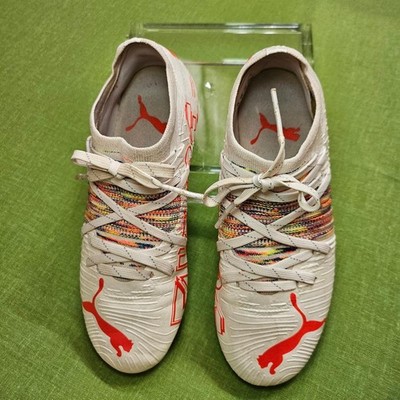 Puma Girls Size 2.5C Red/Wh Future Z 2.1 FG/AG Soccer Cleats 106394-03