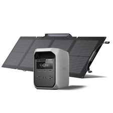 Solar Generator Delta 3 Classic 1024Wh with 110W Solar Panel, LFP Battery Portab