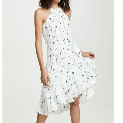 Joie Lamberta White Floral Dress