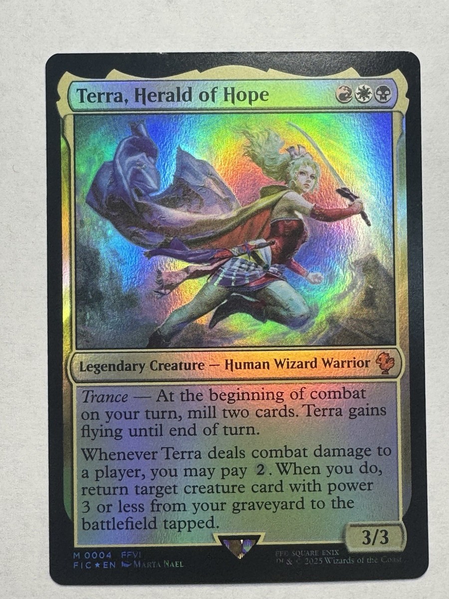 Terra, Herald of Hope Commander: Final Fantasy Foil 004 | eBay