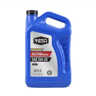 #ad Super Tech High Mileage Full Synthetic SAE 5W 20 Motor Oil 5 Quarts $17.99
