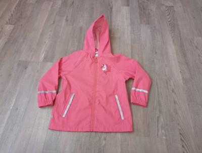 Coole Regenjacke Jacke v. Lupilu neu Gr. 98/110 Ungefüttert Einhorn Rosa TOP