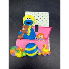 Vintage Baby Cookie Monster Light Switch Cover
