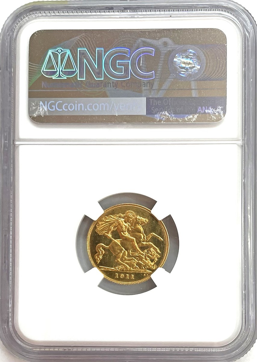 英国 NGC PF65 1911年 レトロイシュークラウン 英国コイン NGC PF65 1911年 レトロイシュークラウン