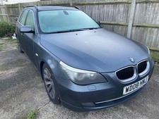 BMW E61 520d LCi 2008 Manual Diesel Leather Tourer Estate- Spares or Repair