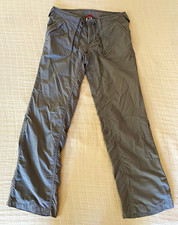 The North Face Gray Nylon Cargo Pants Pockets Drawstring Women  s 8