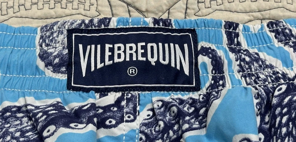 Vilebrequin Men Swim Shorts octopus Pattern Tag Size XXL - Image 3 of 4