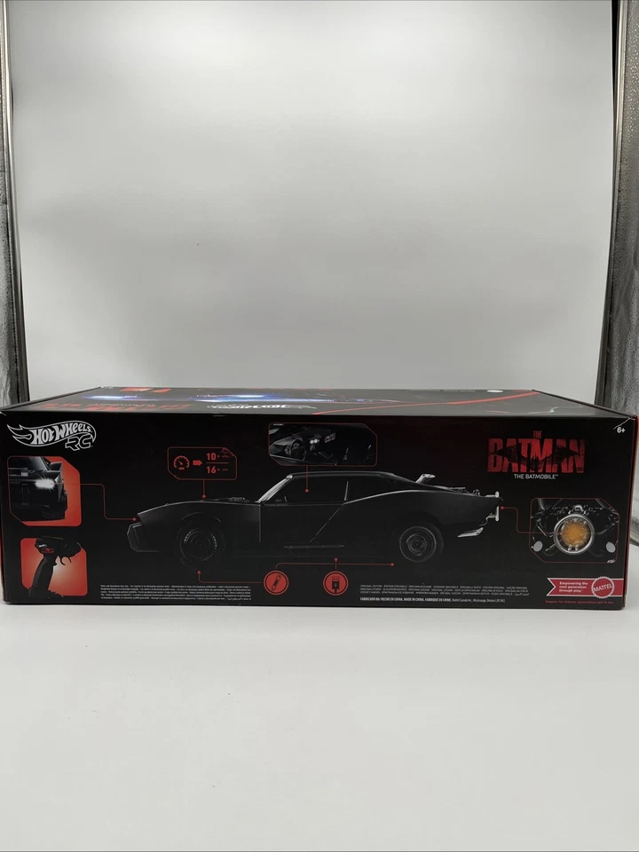 2022 MATTEL DC HOT WHEELS RC THE BATMAN THE BATMOBILE ORIGINAL EDITION-NEW - Image 3 of 4