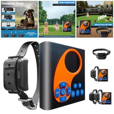 Wireless Dog Fence Shock Collar with 3 Warning Modes, Pet Containment System