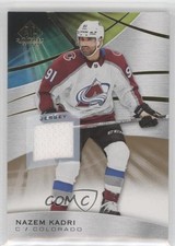 2019-20 Upper Deck SP Game Used Gold Jersey Relics Nazem Kadri #81 a2v