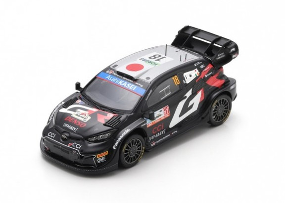 Spark TOYOTA GR Yaris Rally1 Hybrid miniature de collection haut de gamme en résine 1/43
