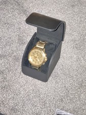 Armani Exchange AX1752 Gold Tone Chronograph Men’s Watch Unworn Gift