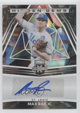 2022 Panini Elite Extra Edition Hidden Gems Black Max Rajcic #HG-MR Auto 0v0