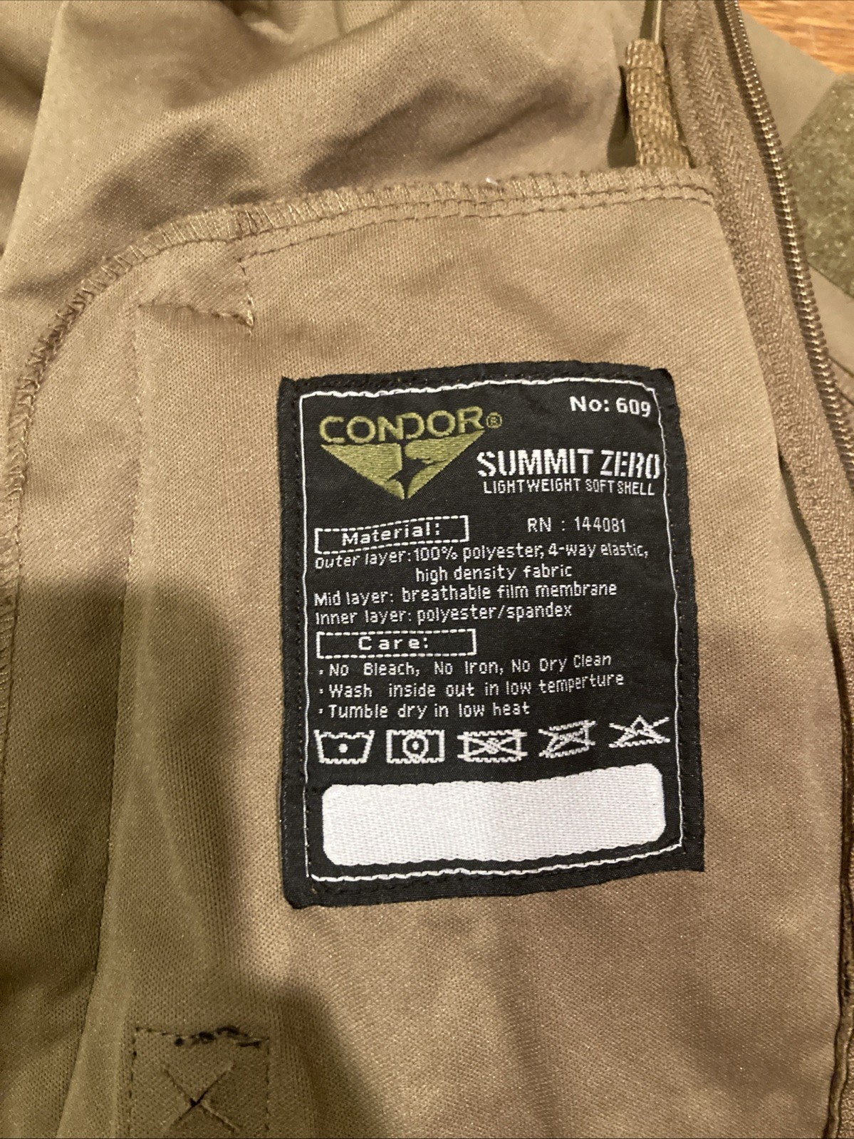 USED Condor Summit Zero Lightweight Soft Shell Ja… - image 5