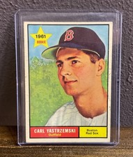 1961 Topps Carl Yastrzemski Rookie Card #287 - Boston Red Sox RC - Vintage Raw. rookie card picture