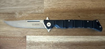 Cold Steel Medium Luzon Liner Folding Knife 4'' 8Cr13MoV Steel Blade GFN Handle