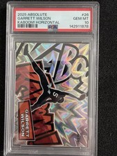 2025 Panini Absolute - PSA 10 Kaboom! Horizontal Garrett Wilson #26