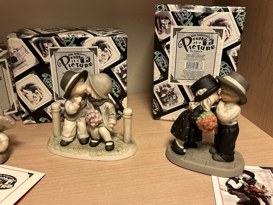 Kim Anderson “Pretty As A Picture” Collection 1996. Enesco Lot Of 5 - Image 2 of 4