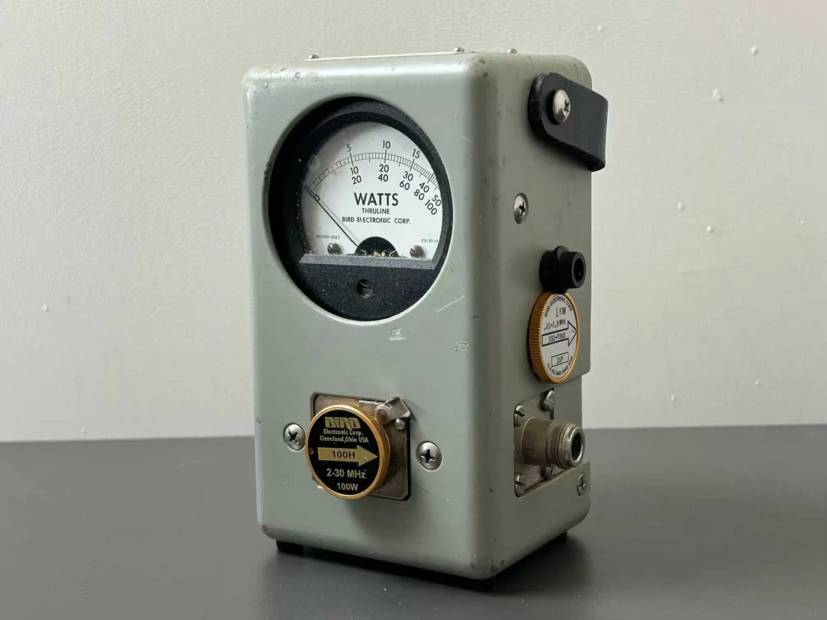 Wattmètre RF BIRD 43 Avec Bouchons – Occasion, HF, Universel