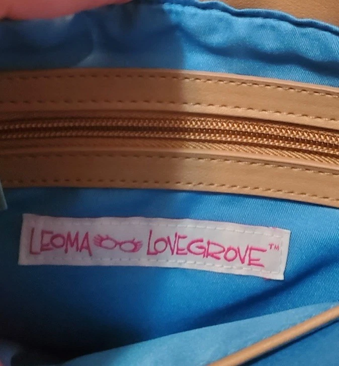 Bolso Bandolera Imitación Estampado Corazones y Palmeras Leoma Lovegrove Foto 2 de 4