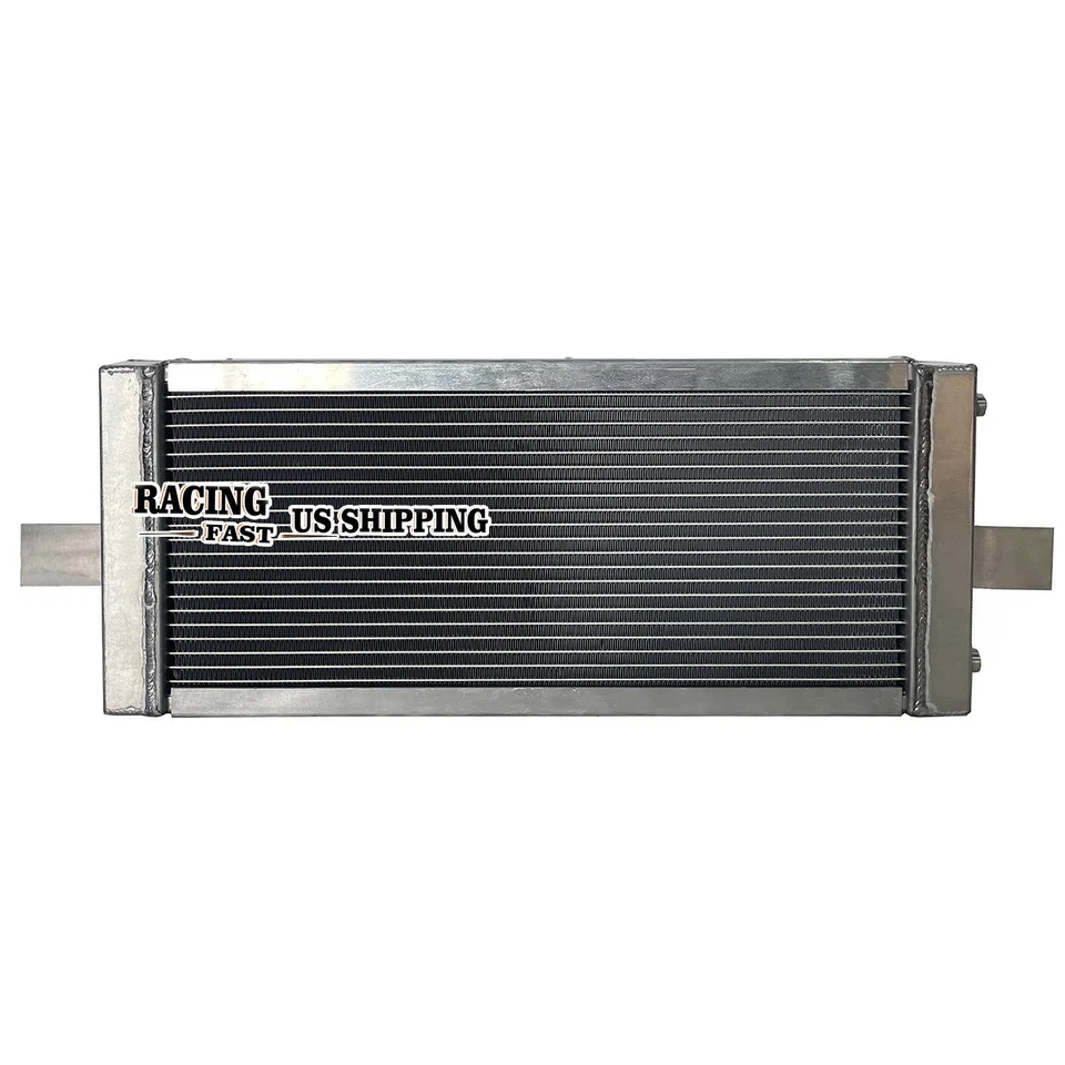 2-Rows Aluminum Radiator For Honda Civic CRX - RH249525 Universal Pocket Tucked — 第 4/4 张图片