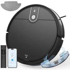 OMESER 3000Pa Robotic Robot Vacuum and Mop Cleaner Self-Charging App/Alexa