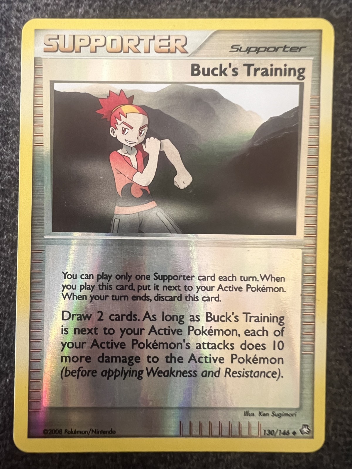 Buck's Training 130/146 Uncommon Reverse Holo Pokemon Card NM