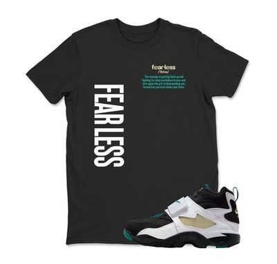 Fearless Sneaker Shirt White to Match Diamond Turf Emerald, Matching Shirt