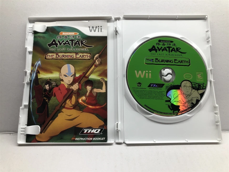 Avatar: The Last Airbender The Burning Earth (Nintendo Wii 2007) Complete Tested - Image 2 of 4