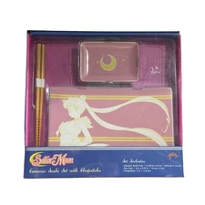 Sailor Moon  Ceramic Sushi Tray & Soy Dish Set With Chopsticks  