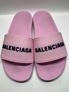 pink balenciaga slides