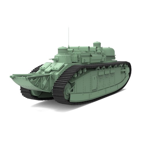 SSMODEL 669 V1.9 1/48 Kit France FCM 2C bis Heavy Tank WOT WWII GAMES WAR - Picture 3 of 5