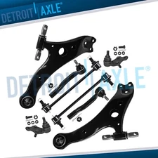 8pc Front Lower Control Arms Suspension Kit for 2013 - 2017 Toyota Avalon Camry