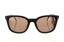 Fossil 254338 Mens FOS 2054/S Full Rim Square Sunglasses Black/Brown