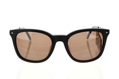 Fossil 254338 Mens FOS 2054/S Full Rim Square Sunglasses Black/Brown