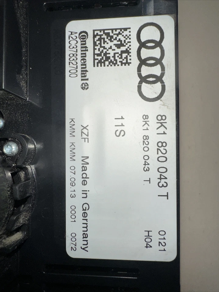 Audi Allroad A4 2014 control de temperatura 8K1820043T fabricante original Foto 4 de 4