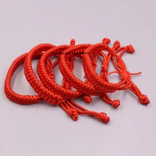 5pcs Red String Handmade Bracelet Kabbalah Evil Eye Protection Lucky Gift