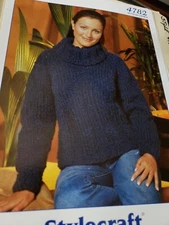 Stylecraft Knitting Pattern 4780 Amazon Sweaters 30-42 Cardigan 