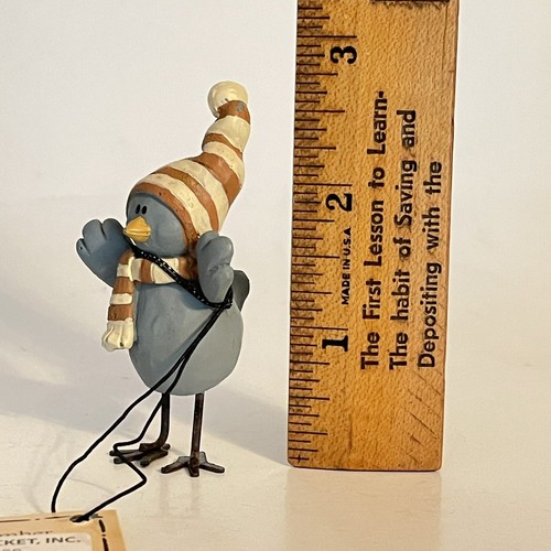 Lot of 4 Blossom Bucket Chicken Figures Suzi & B. Lloyd Miniatures Block Figure - Picture 9 of 13