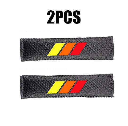 2X Fit For Toyota Tri-Color Car Safety Seat Belt Shoulder Pad Cover Protector - image 2 of 4