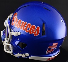 BOISE STATE BRONCOS NCAA Riddell Speed Full Size AUTHENTIC Football Helmet