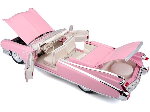 Coche clásico americano Cadillac ElDorado Biarritz 1959 (Escala 1:18) Rosa, Pink - Imagen 8 de 15